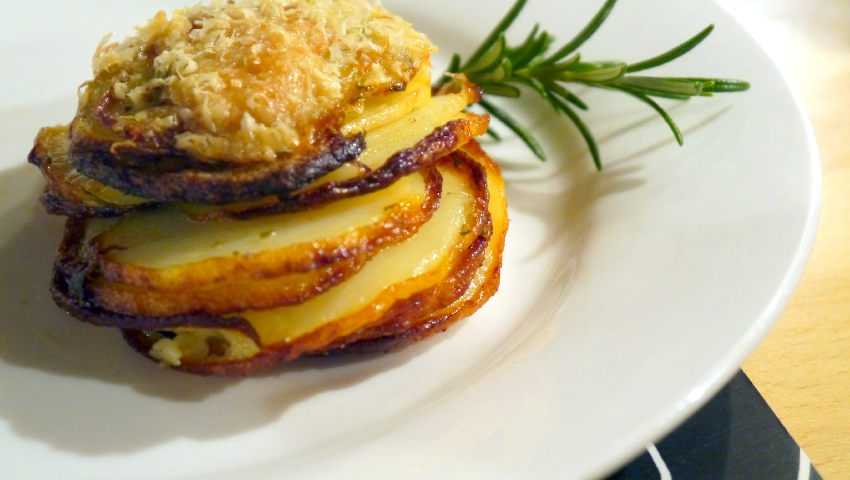 Rosemary Scented Potato Stacks