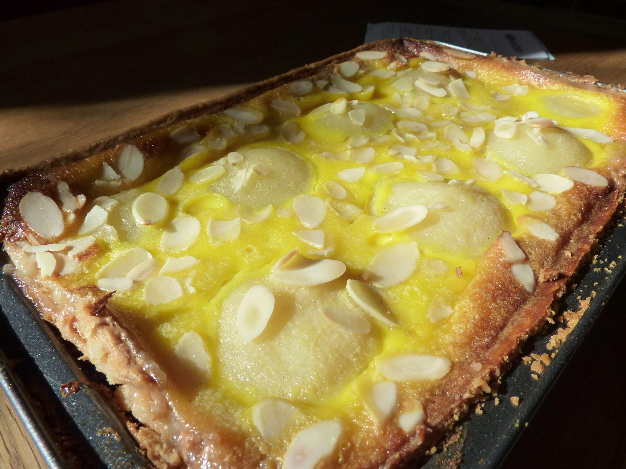 Pear and Almond tart